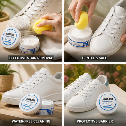 Shoe Cleaning Cream Water-Free Gentle Formula 100g