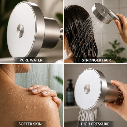 Shower Head Filtered High-Pressure Replaceable Cartridge