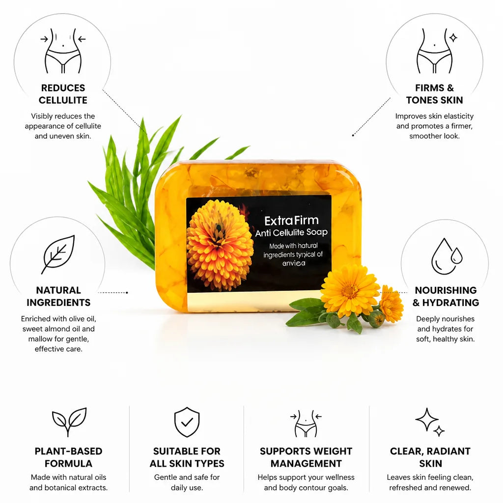 Soap Bar Firming Anti-Cellulite Olive & Sweet Almond Oil