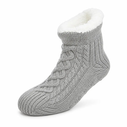 Thermal Socks Fleece-Lined Non-Slip Grip