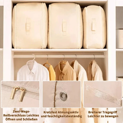 Travel Compression Organizer Dual-Zip Saves 40% Space