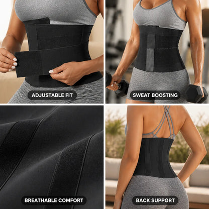 Waist Cincher Wrap Adjustable Breathable One Size