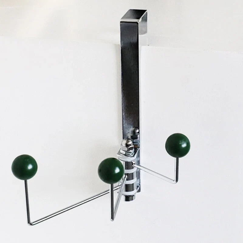 Wall Hook Set Metal Chrome Finish Over The Door