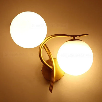 Wall Lamp Scandinavian Iron Integrated LED