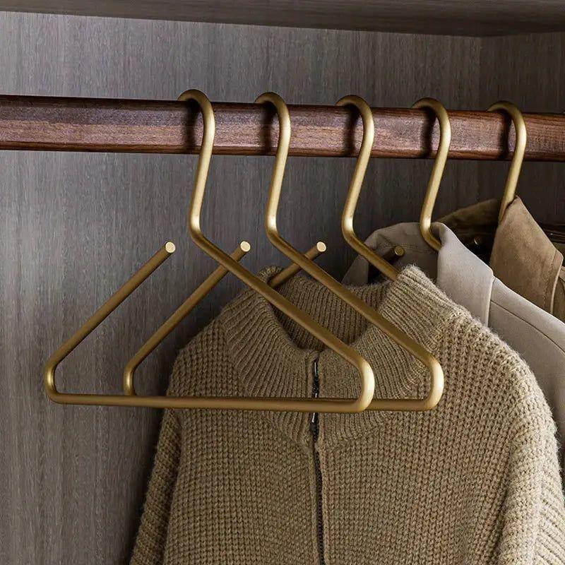 Premium Metal Suit Hangers 16.5" Heavy-Duty Coat Hanger Set for Closet Wardrobe Organization Matte Finish Clothes Storage Hangers for Blazer