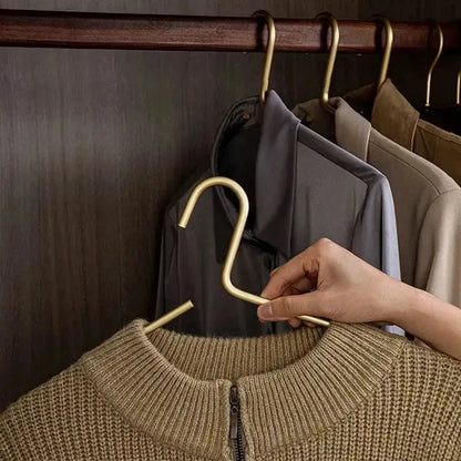 Premium Metal Suit Hangers 16.5" Heavy-Duty Coat Hanger Set for Closet Wardrobe Organization Matte Finish Clothes Storage Hangers for Blazer