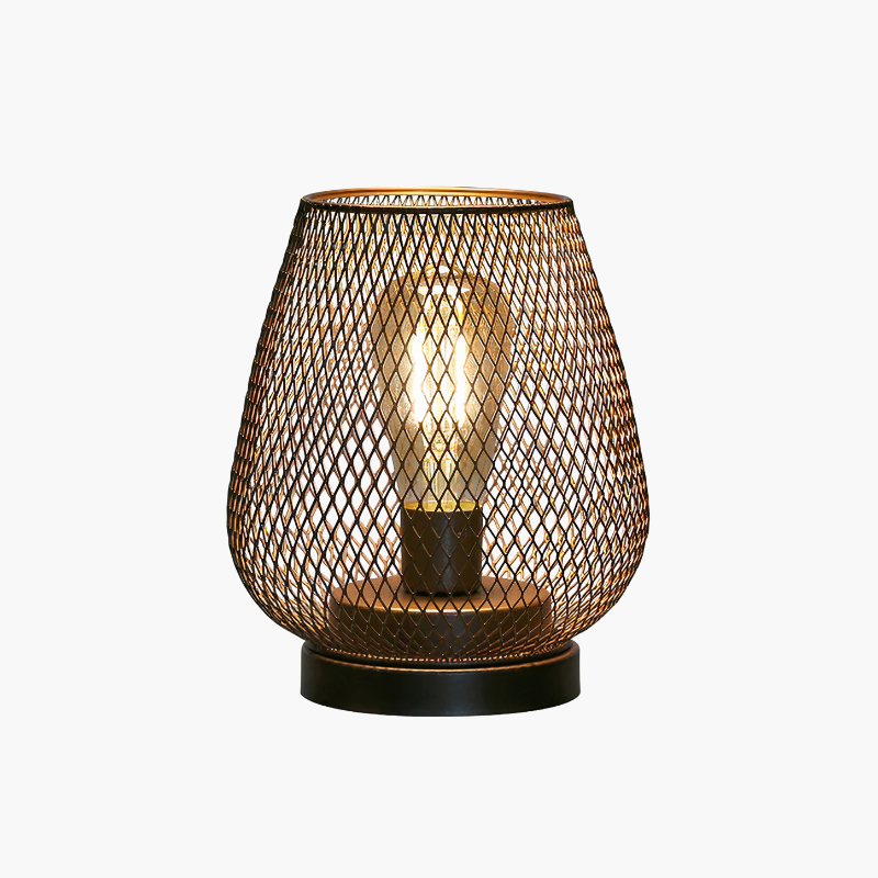 Battery-Operated Metal Lantern with Warm LED Light for Indoor and Outdoor Use | Vintage Matte Black Cordless Lamp