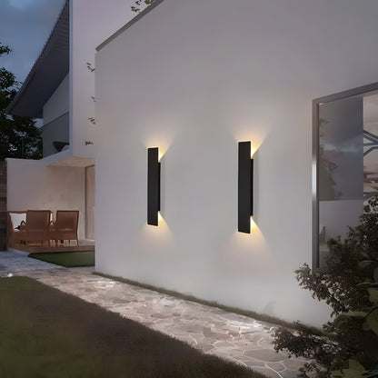 LuxeWall | Outdoor Wall Lights with Weatherproof Aluminum & LED Technology | Modern Design for Garden Ambiance