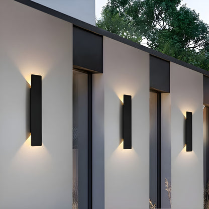 LuxeWall | Outdoor Wall Lights with Weatherproof Aluminum & LED Technology | Modern Design for Garden Ambiance