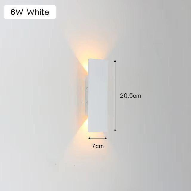 LuxeWall | Outdoor Wall Lights with Weatherproof Aluminum & LED Technology | Modern Design for Garden Ambiance