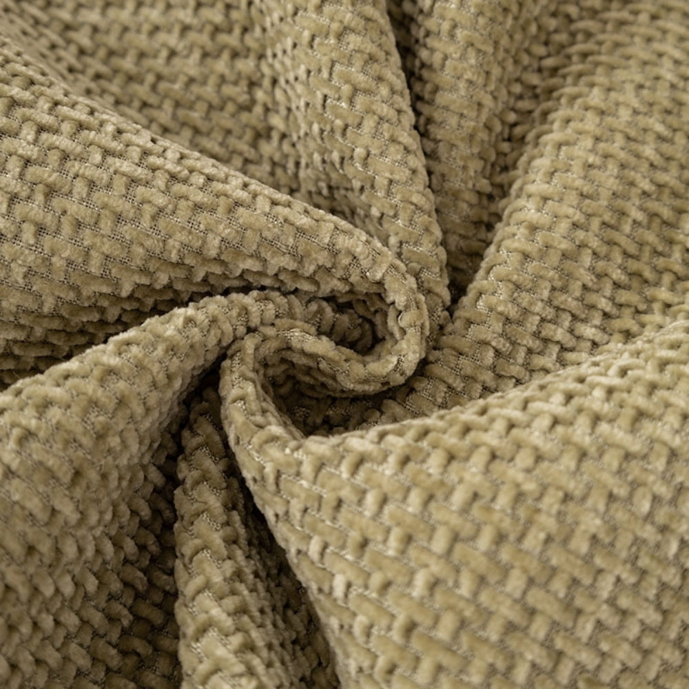 Luxe Chenille Sofa Cover - Woven Texture, Reversible Non-Slip Design