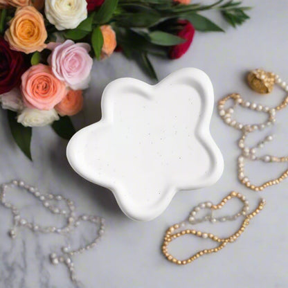 Luxe Jewelry Organizer Tray - Premium Ceramic, Elegant Design