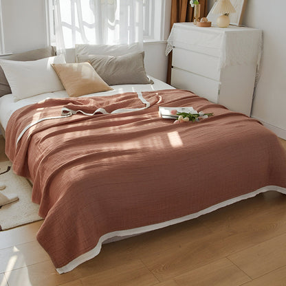Luxurious Cooling Blanket | Multi-Layered Muslin Cotton for Breathable Summer Comfort