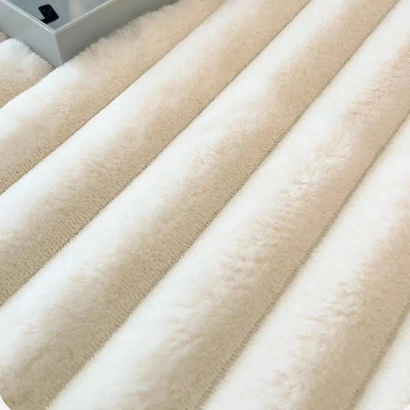 Ortekor Luxurious Faux Fur Bed Sheet | Deep Pocket Design for Ultimate Comfort