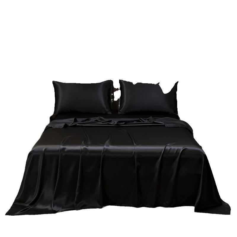 Ortekor Luxurious Satin Bed Sheet | Cooling Silky Fabric for Refreshing Sleep | Moisture-Wicking Design for Ultimate Comfort