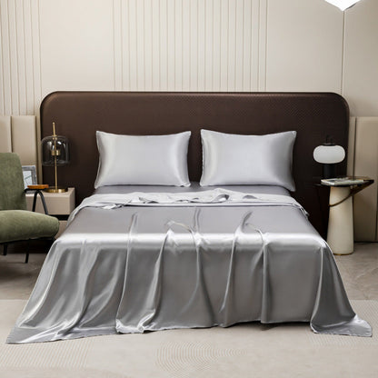 Ortekor Luxurious Satin Bed Sheet | Cooling Silky Fabric for Refreshing Sleep | Moisture-Wicking Design for Ultimate Comfort