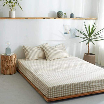 Ortekor Luxurious Summer Fitted Sheets | Breathable Cotton Design for Cool Comfort
