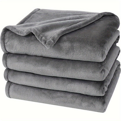 Luxury Reversible Fleece Blanket with Soft Texture | All-Season Comfort