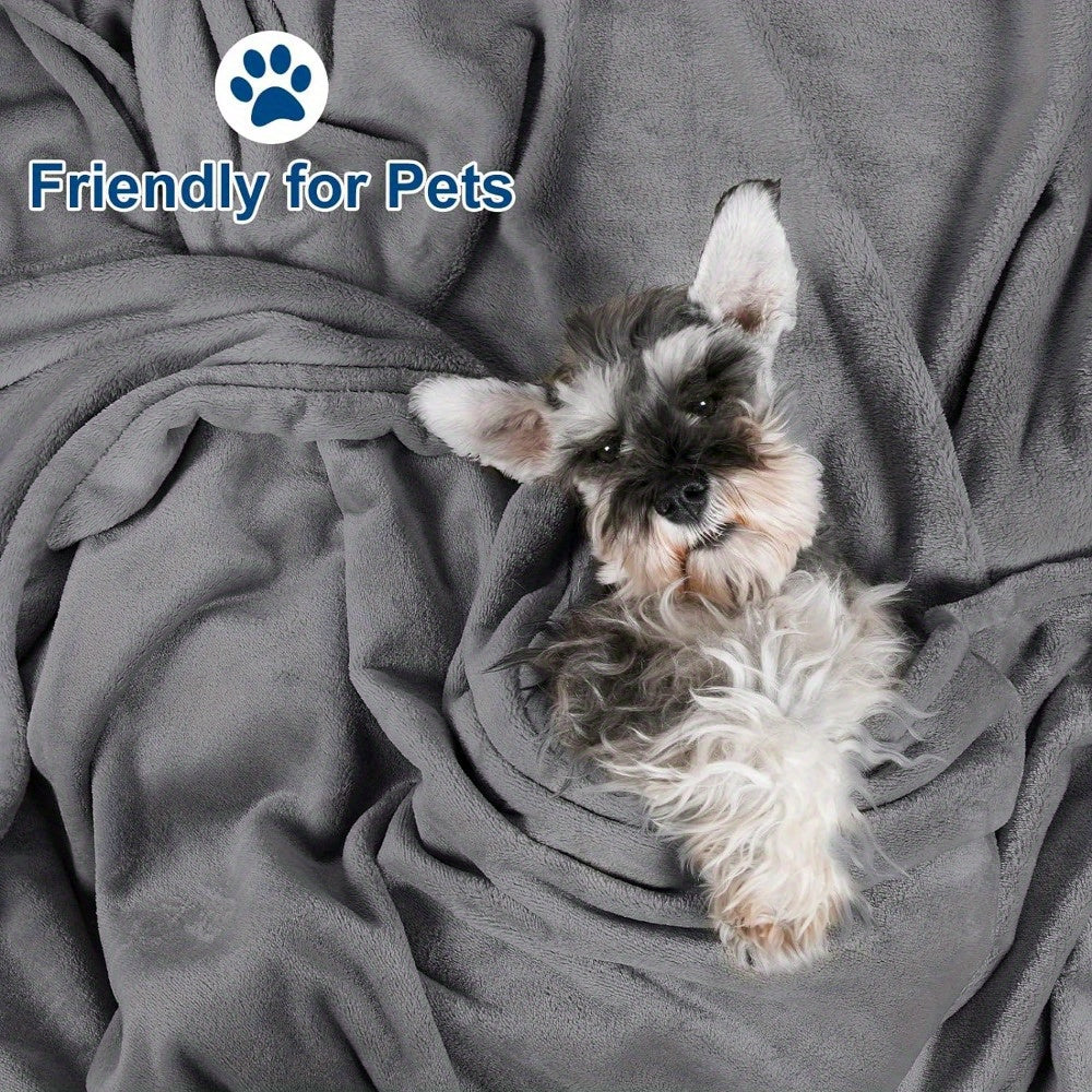 Luxury Reversible Fleece Blanket with Soft Texture | All-Season Comfort