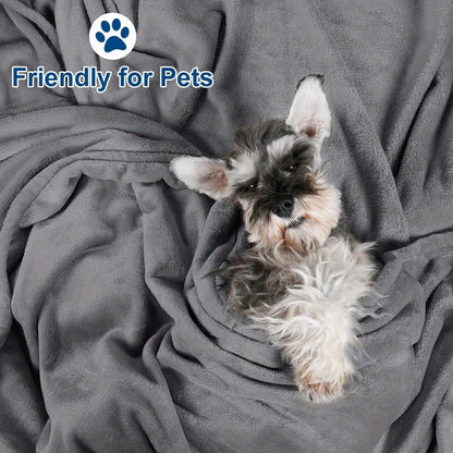 Luxury Reversible Fleece Blanket with Soft Texture | All-Season Comfort