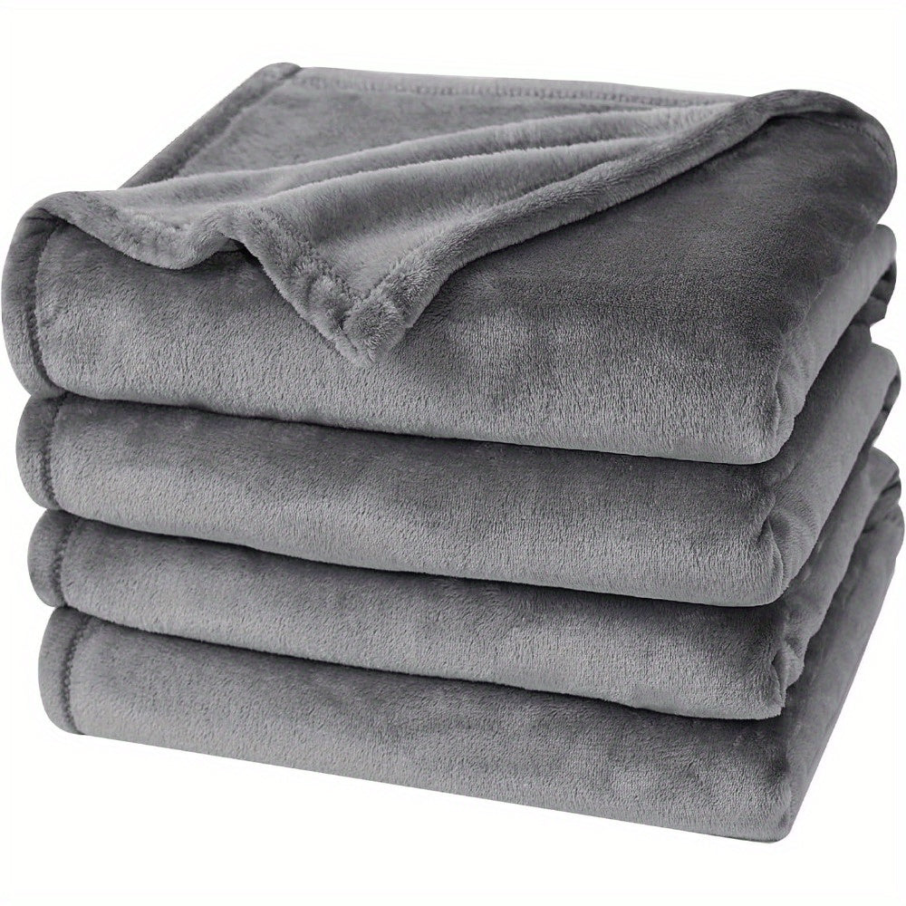 Luxury Reversible Fleece Blanket with Soft Texture | All-Season Comfort