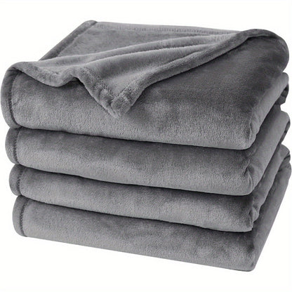 Luxury Reversible Fleece Blanket with Soft Texture | All-Season Comfort