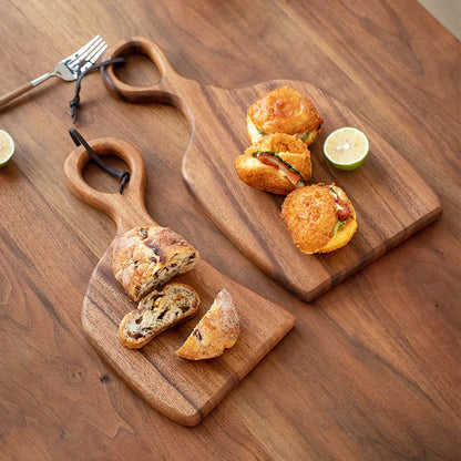 Luxury Walnut Cutting Board – Double-Sided, Best Cutting Board for Slicing and Serving, Knife-Friendly Wood Cutting Board Set of 2 Pieces