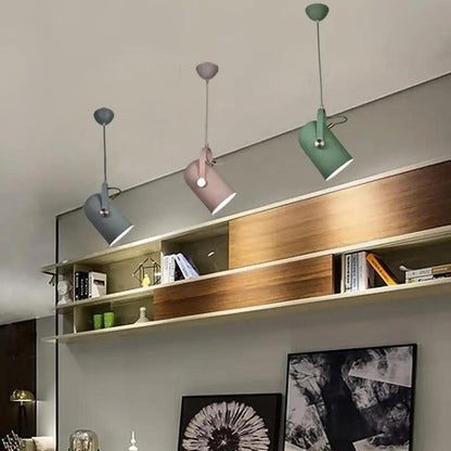 Scandinavian Pendant Light Fixture with Adjustable Cable for Bedrooms, Dining Rooms, and Living Spaces