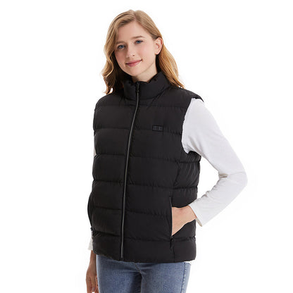 Heated Vest with 15 Heating Zones & 6 Temperature Settings for Men & Women – Rechargeable Battery-Powered Warming Jacket for Outdoor Work