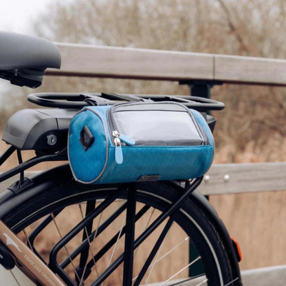 Bike Handlebar Bag with Clear Phone Pouch – Waterproof Bicycle Storage for Commuting & Navigation