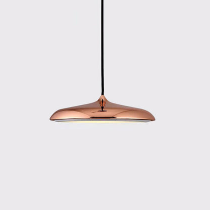 Modern Metal Dome Pendant Light with Adjustable Cord – Soft Pastel Finish for Kitchen & Living Room