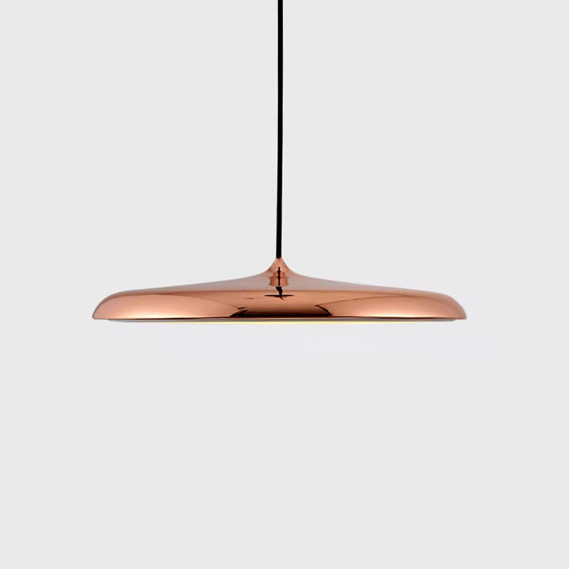 Modern Metal Dome Pendant Light with Adjustable Cord – Soft Pastel Finish for Kitchen & Living Room