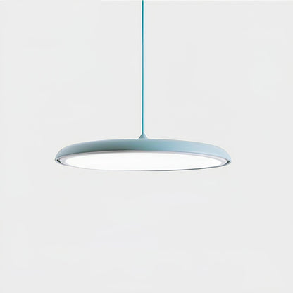Modern Metal Dome Pendant Light with Adjustable Cord – Soft Pastel Finish for Kitchen & Living Room