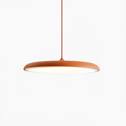 Modern Metal Dome Pendant Light with Adjustable Cord – Soft Pastel Finish for Kitchen & Living Room