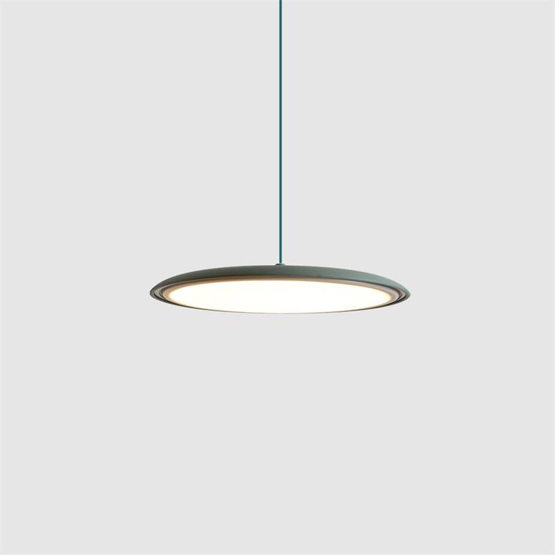 Modern Metal Dome Pendant Light with Adjustable Cord – Soft Pastel Finish for Kitchen & Living Room