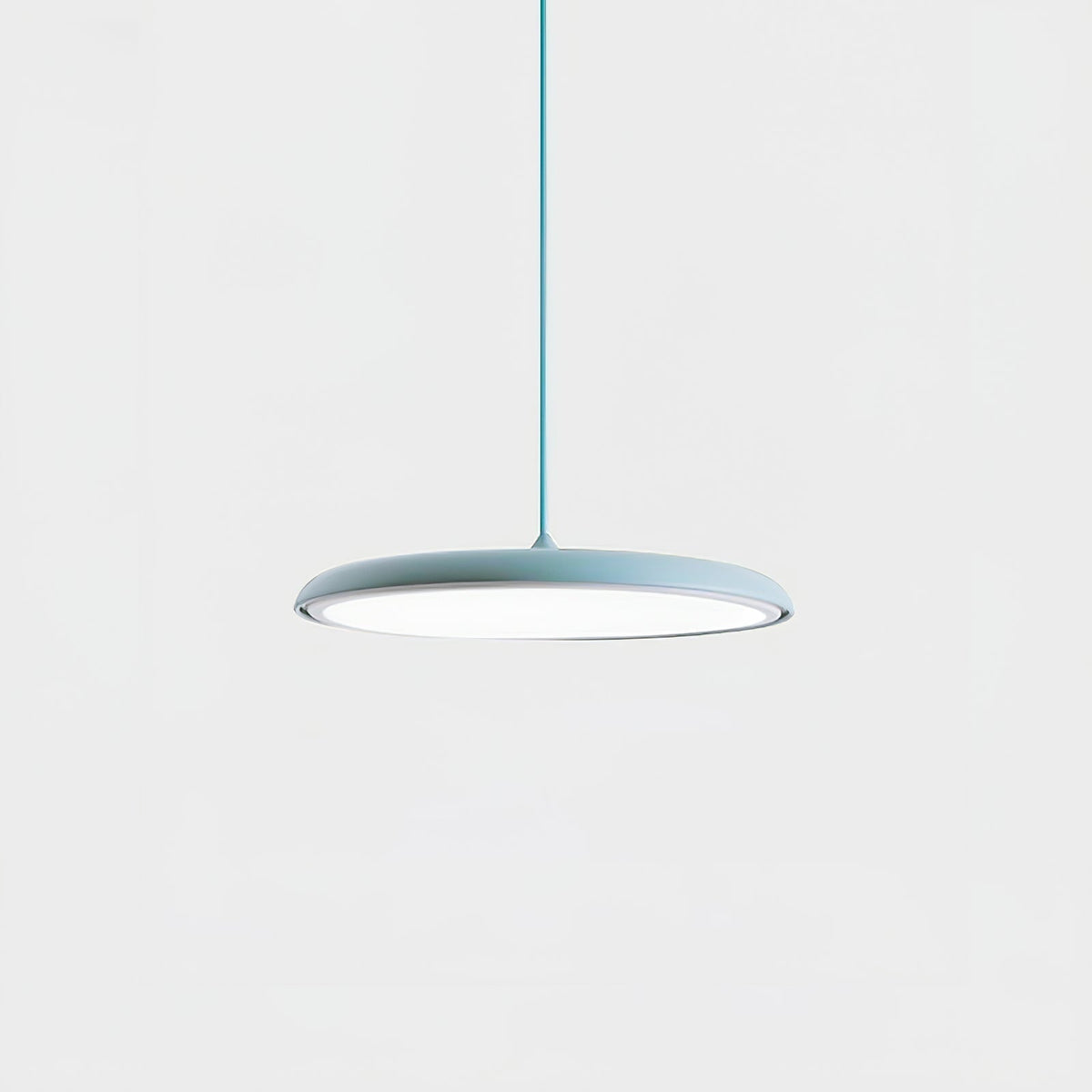 Modern Metal Dome Pendant Light with Adjustable Cord – Soft Pastel Finish for Kitchen & Living Room