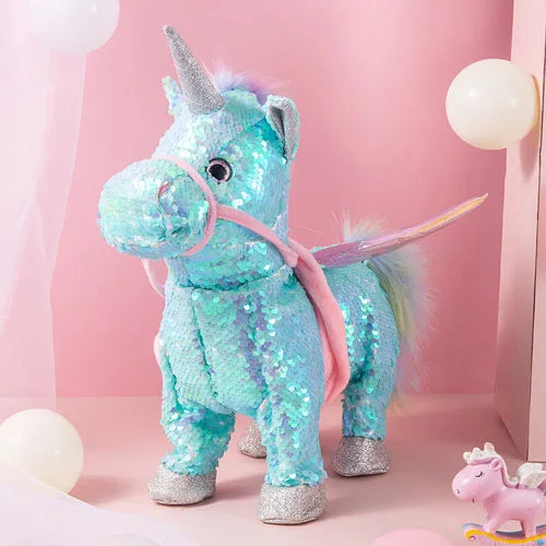 Magical Unicorn Plush Toy | Singing & Walking Features for Joyful Playtime