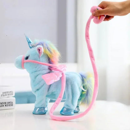 Magical Unicorn Plush Toy | Singing & Walking Features for Joyful Playtime