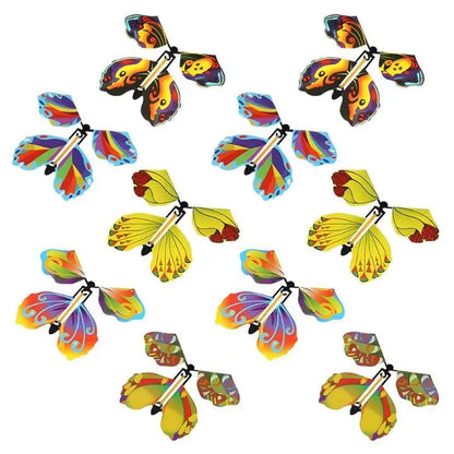 Wind-Up Paper Butterflies for Cards and Gift Boxes – 15-Pack Reusable Surprise Inserts for Birthdays, Parties, Celebrations
