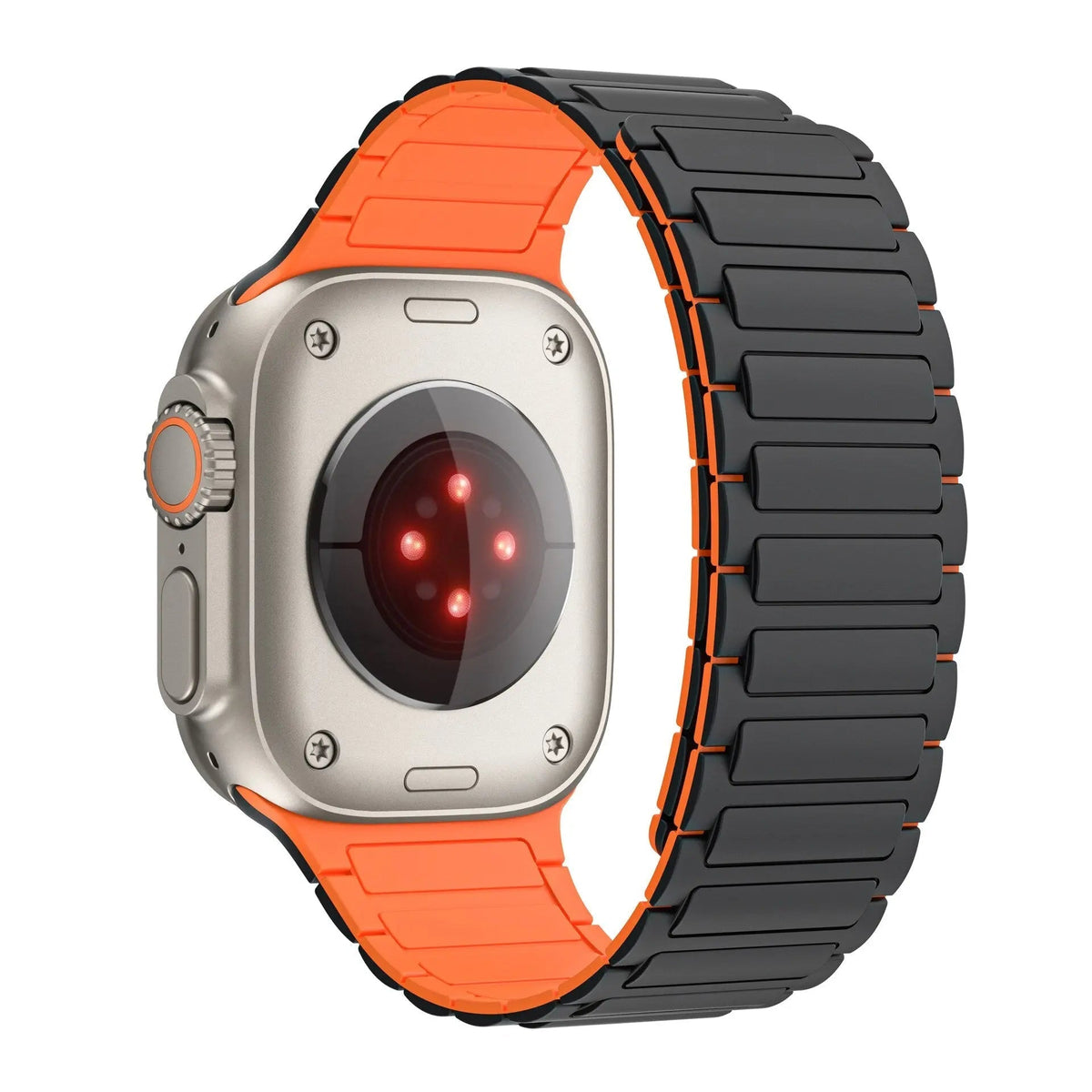 Stretchy Magnetic Sport Watch Strap with Quick-Adjust Fit for 38/40/41mm & 42/44/45/46/49mm Smartwatch Models