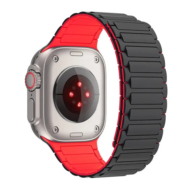 Stretchy Magnetic Sport Watch Strap with Quick-Adjust Fit for 38/40/41mm & 42/44/45/46/49mm Smartwatch Models