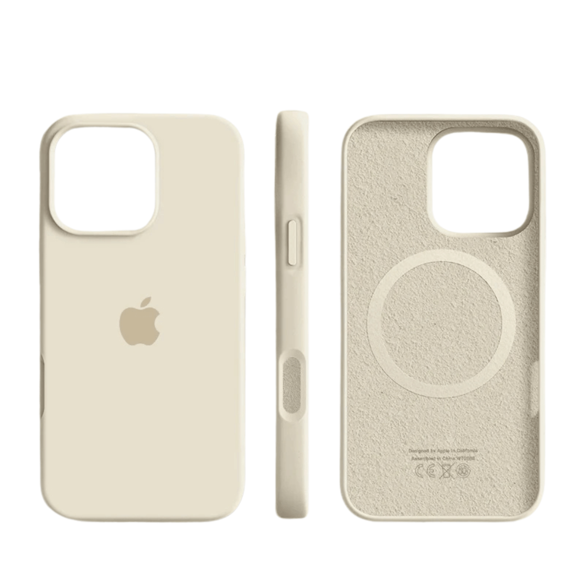 iPhone Case with MagSafe, Slim Liquid Silicone iPhone 16 Case, Shockproof iPhone 15 Case for Everyday Use
