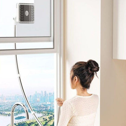 Magnetic Window Cleaner | Dual-Sided Tool with Extendable Handle | Effortless Indoor Cleaning for Streak-Free Windows