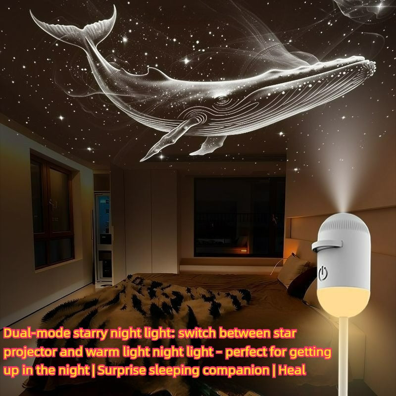 HOLOLUME – Holographic Night Light Projector for Serene Evenings