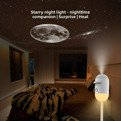 HOLOLUME – Holographic Night Light Projector for Serene Evenings