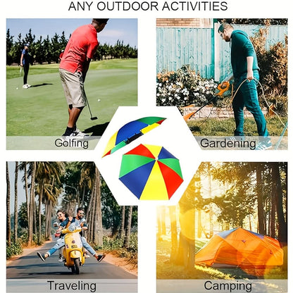 SKYSHADE - Lightweight hands-free umbrella hat designed for outdoor sun protection