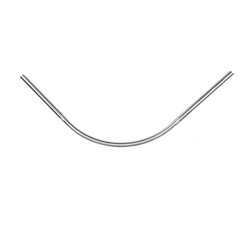 FLEXICURVE – Extendable L-Shaped Shower Curtain Rod with Punch-Free Stainless Steel Installation for Modern Bathrooms