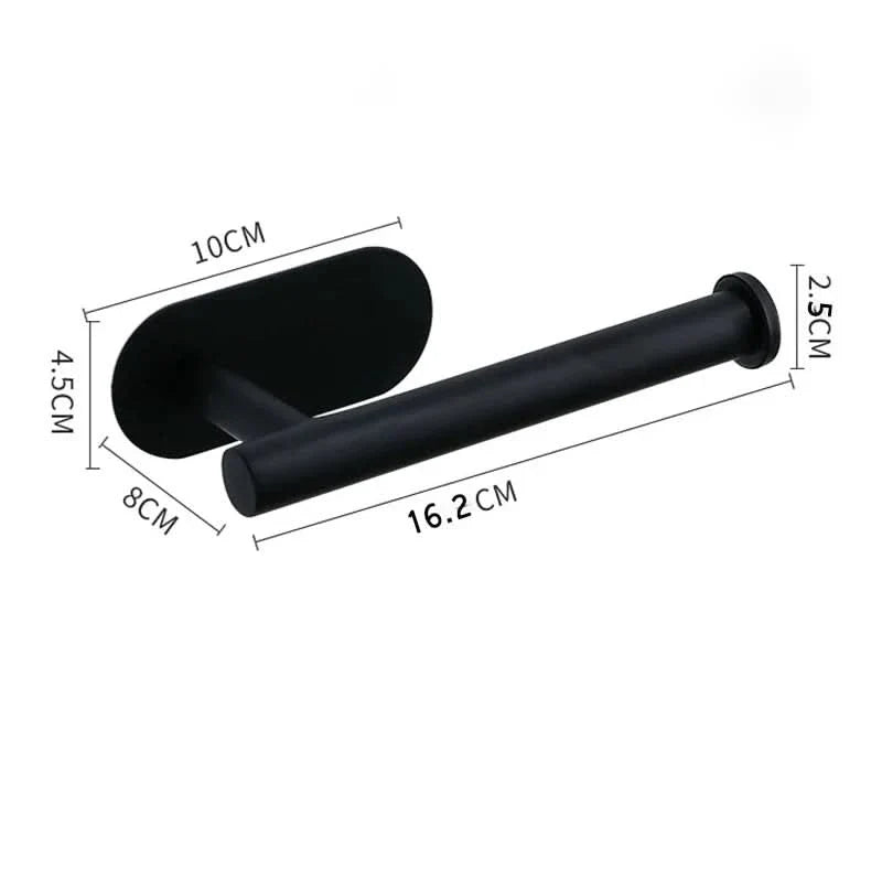 ROLLIX – Stainless Steel Adhesive Paper Towel Holder with Wall Mount Design for Kitchen and Bathroom Organization
