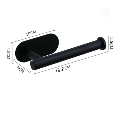ROLLIX – Stainless Steel Adhesive Paper Towel Holder with Wall Mount Design for Kitchen and Bathroom Organization