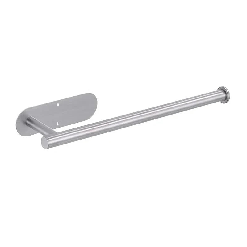 ROLLIX – Stainless Steel Adhesive Paper Towel Holder with Wall Mount Design for Kitchen and Bathroom Organization